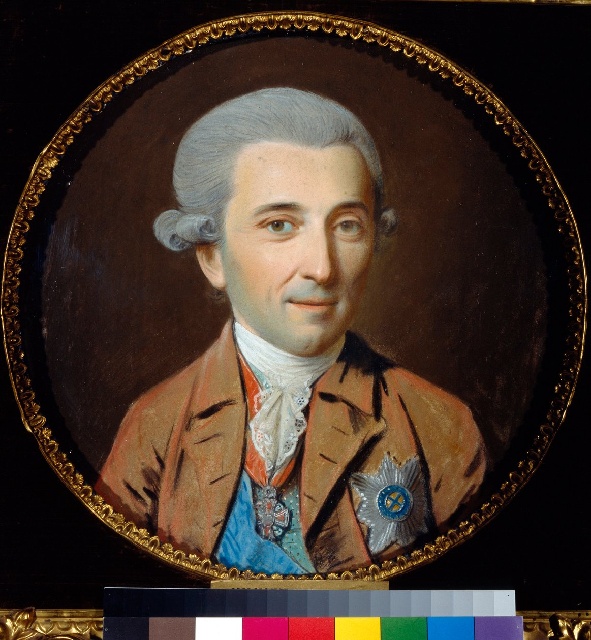 Portret van prins Nikolai Ivanovich Saltykov door Johann Heinrich Schmidt