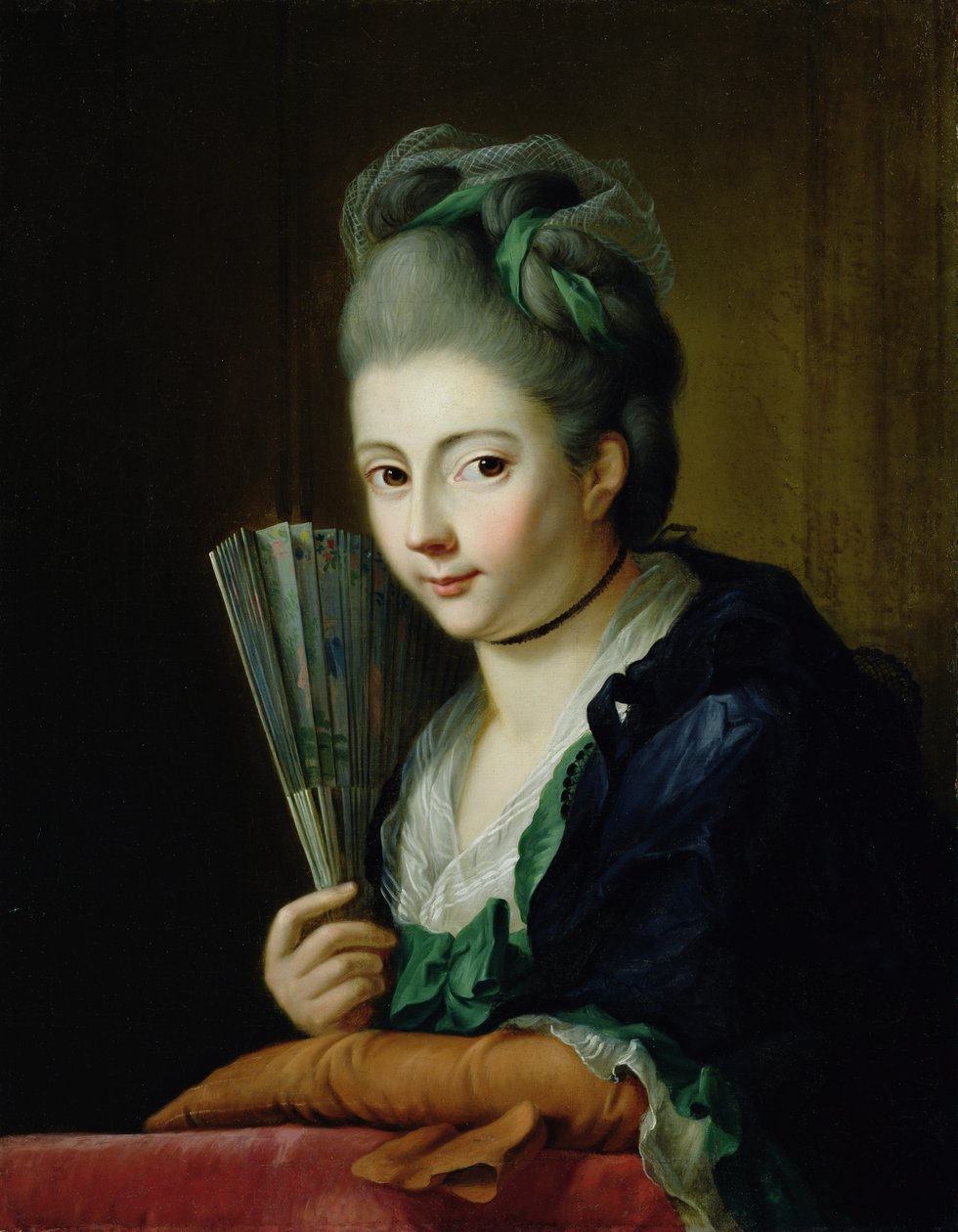 Portret van de dochter van de kunstenaar Amalie door Johann Heinrich Tischbein