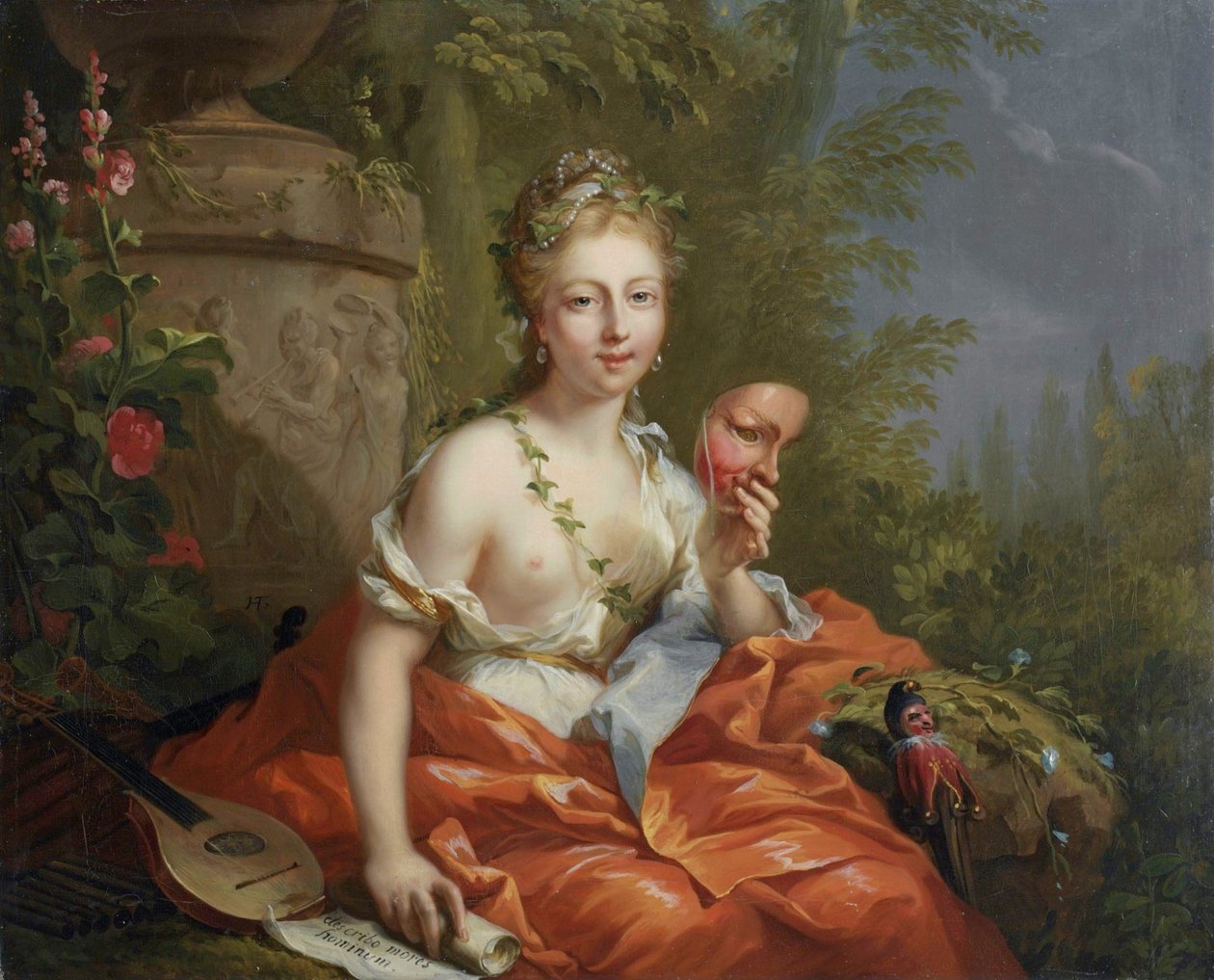 De negen muzen - Thalia (komedie) door Johann Heinrich Tischbein