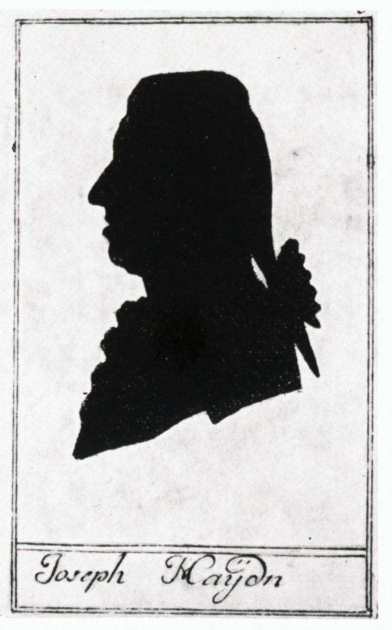 Componist Joseph Haydn door Johann Hieronymus Loeschenkohl