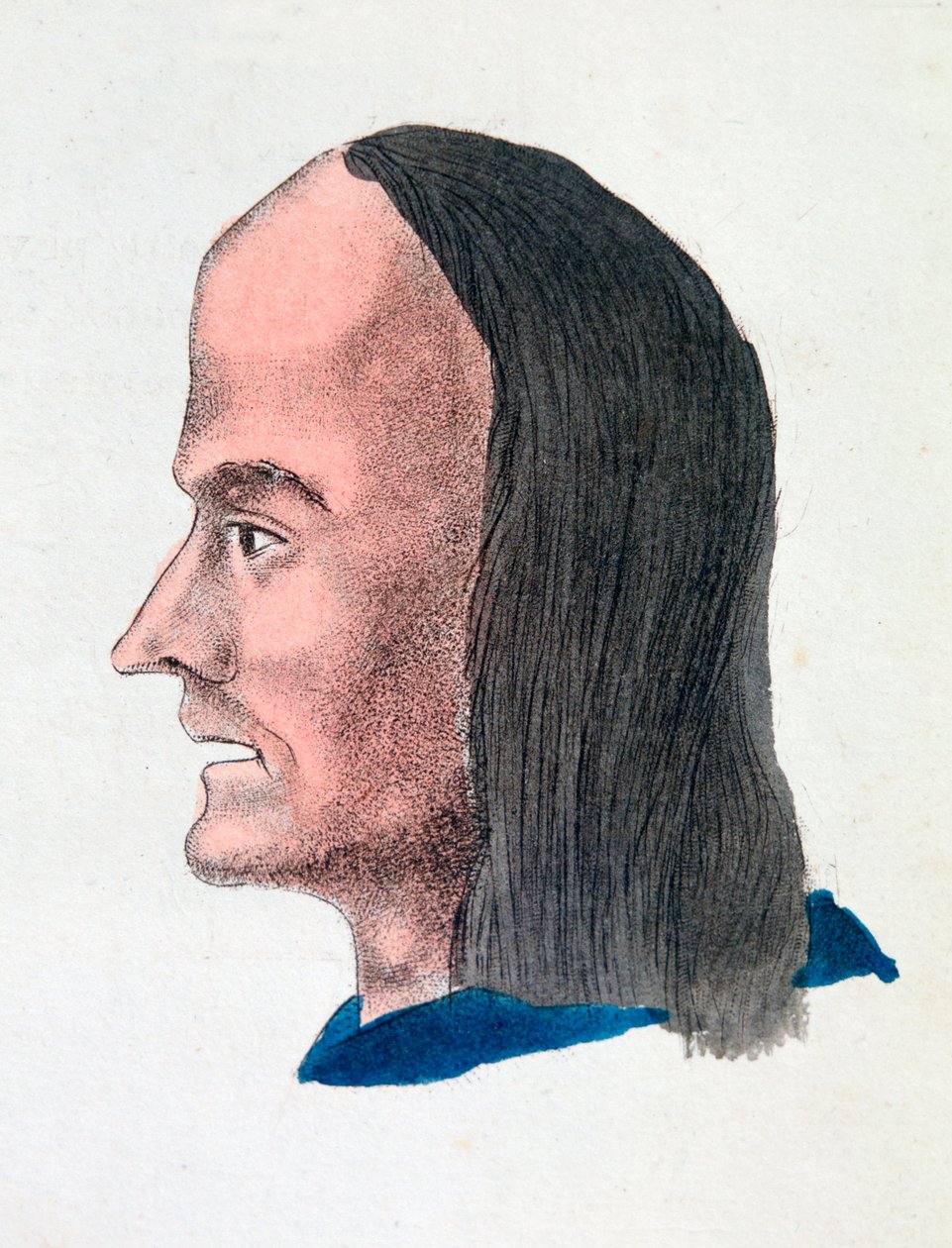 De gelaatstrekken van een nietsnut, 1808 door Johann Kaspar Lavater