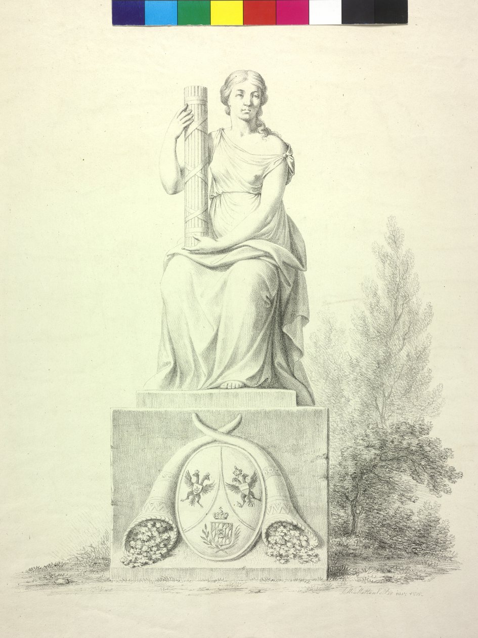 Allegorie op de Verbinding van Oostenrijk door Johann Michael Mettenleiter