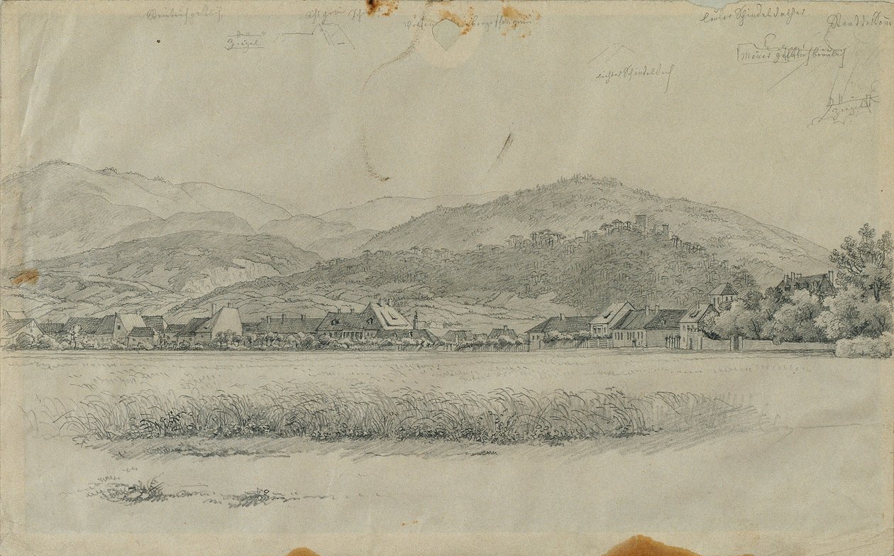 Landschap voor 