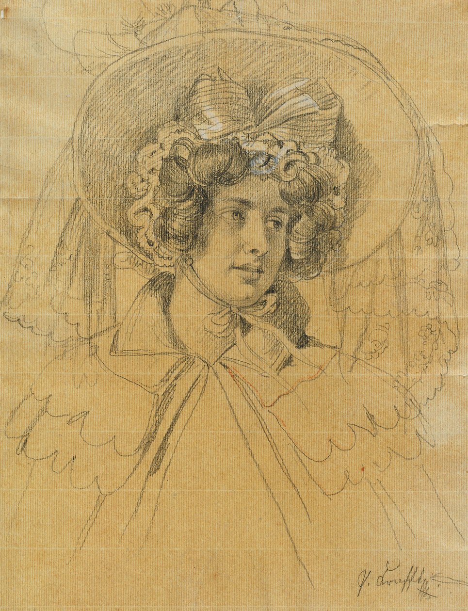 Studie voor "De terugkeer van keizer Franz uit Pressburg" door Johann Peter Krafft