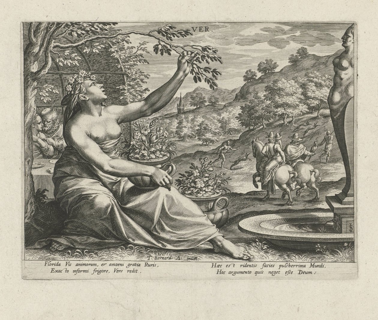 Lente door Johann Sadeler (I)