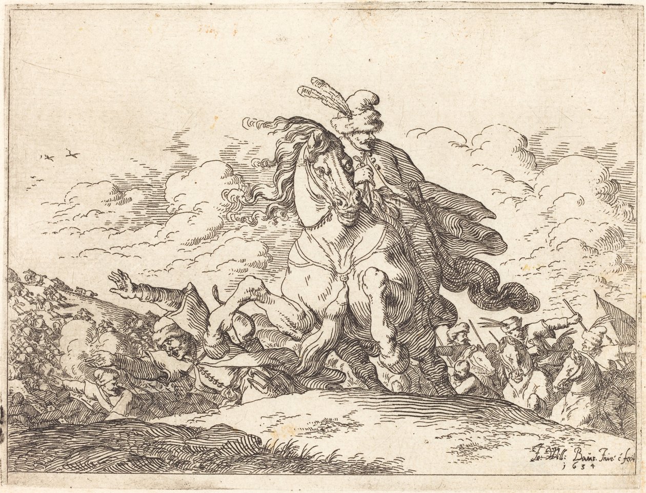 Capricci di varie battaglie door Johann Wilhelm Baur
