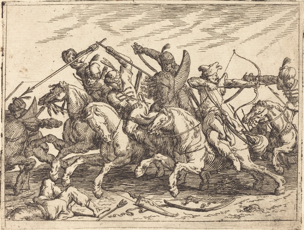 Capricci di varie battaglie, 1635 door Johann Wilhelm Baur