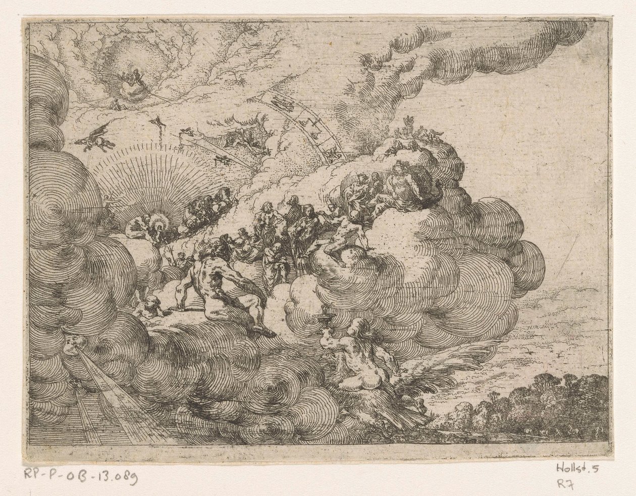 Lucht door Johann Wilhelm Baur