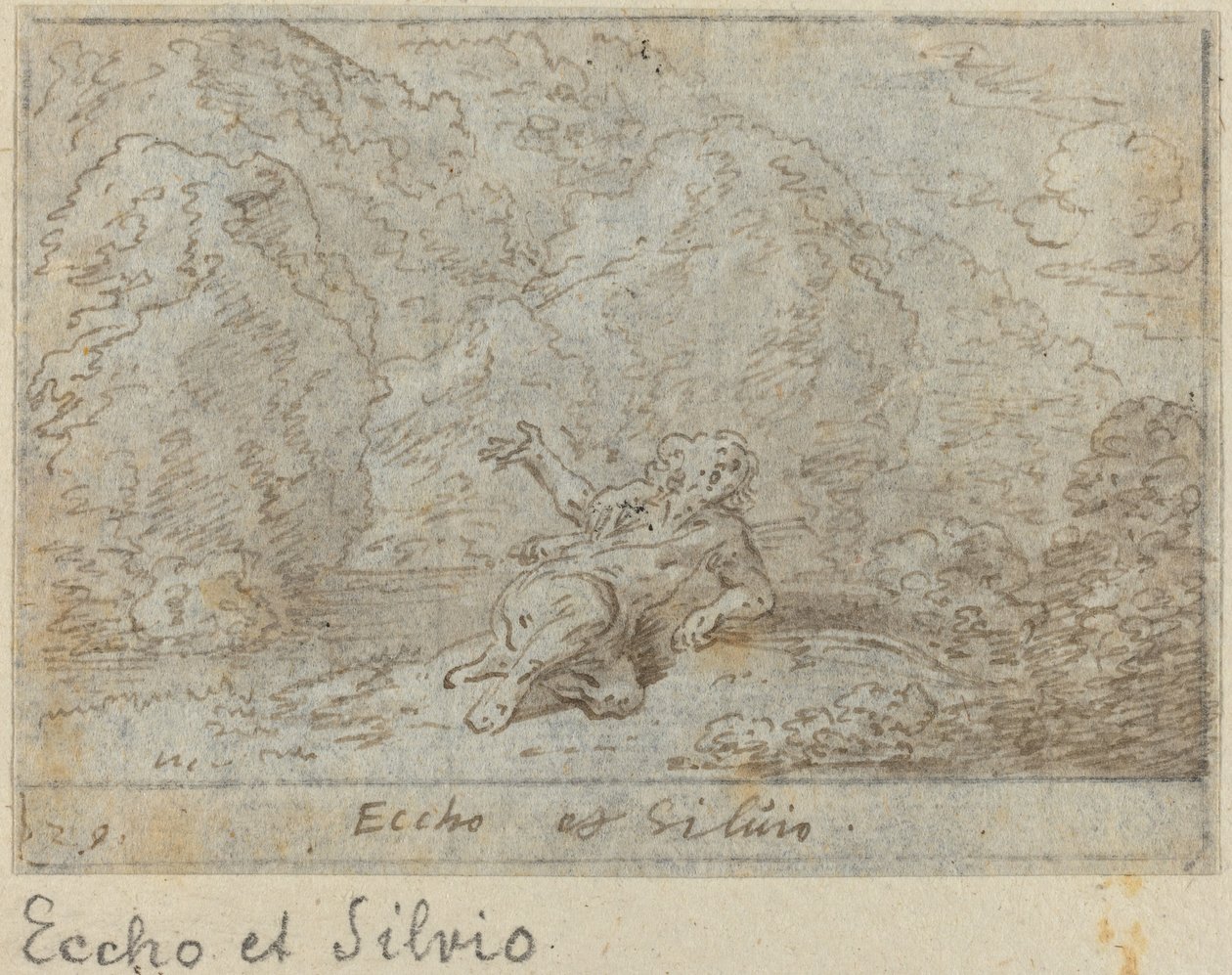Silvio, 1640 door Johann Wilhelm Baur