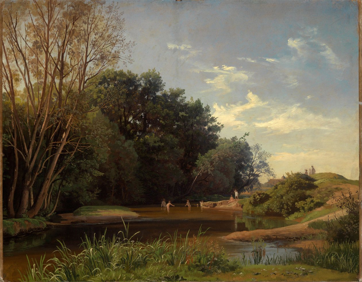 Aan de Alb III door Johann Wilhelm Schirmer