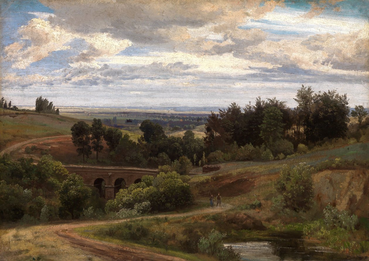 Het Melbdal bij Bonn door Johann Wilhelm Schirmer