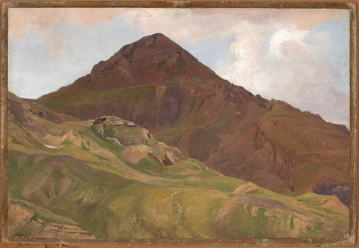 Kaal hooggebergtelandschap door Johann Wilhelm Schirmer