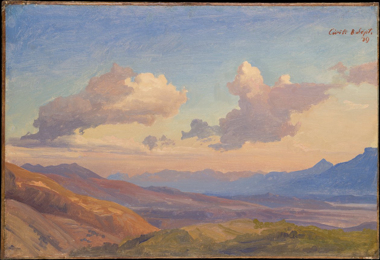 Landschap in het Sabijnse Gebergte door Johann Wilhelm Schirmer