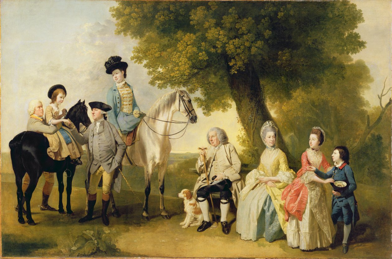 De familie Drummond, c.1769 door Johann Zoffany