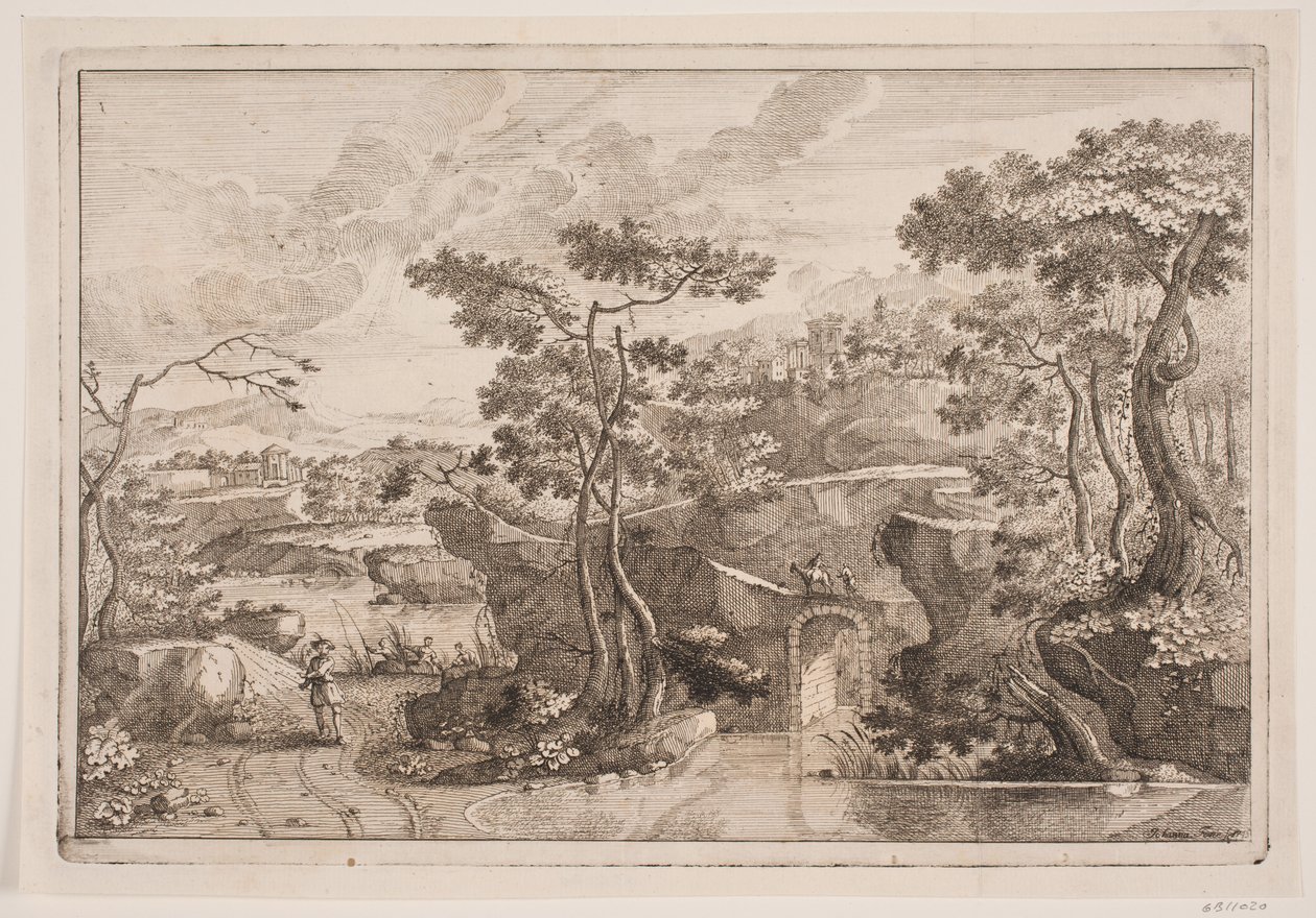 Bergachtig landschap door Johanna Fosie