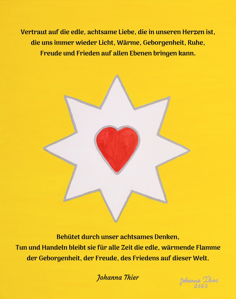 De edele vlam van de liefde door Johanna Thier
