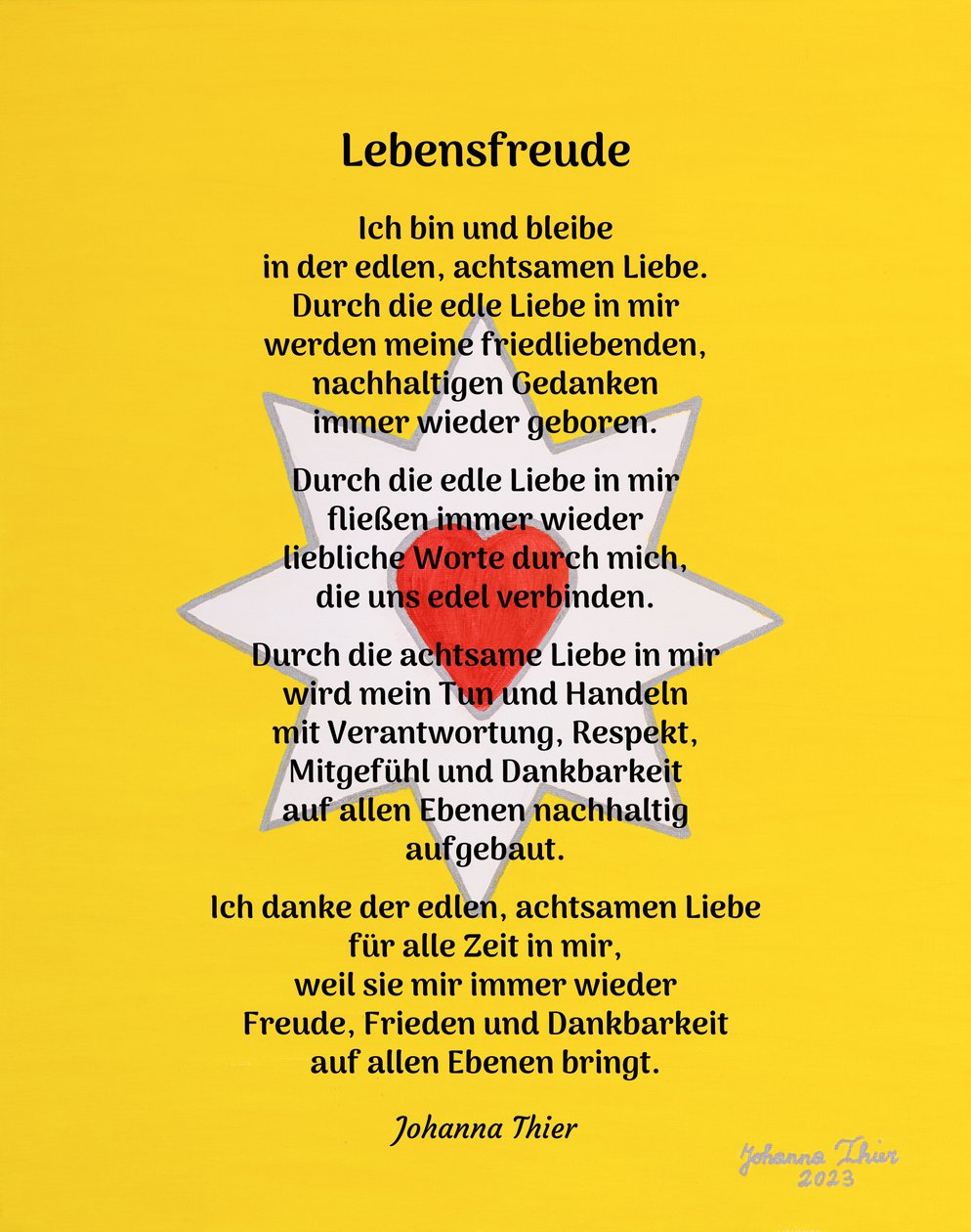 Lebensfreude door Johanna Thier