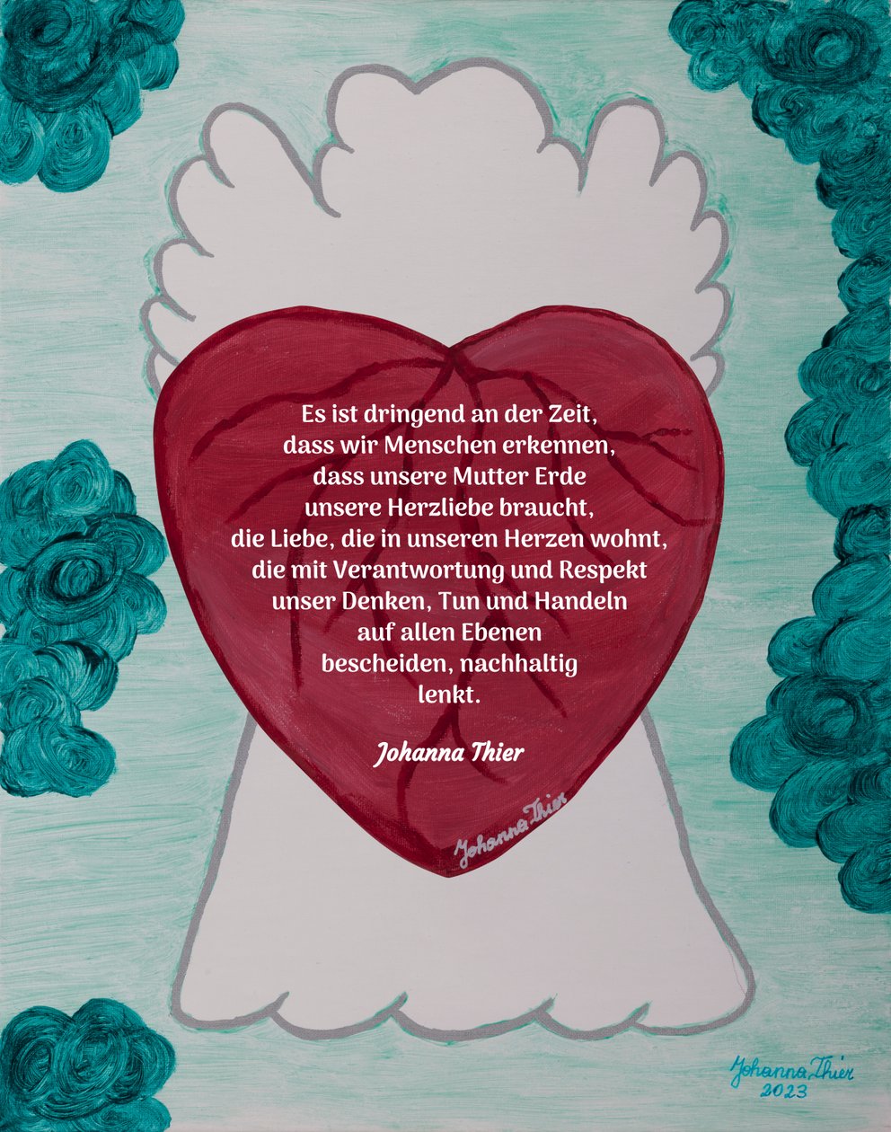 Wijzende Engel door Johanna Thier
