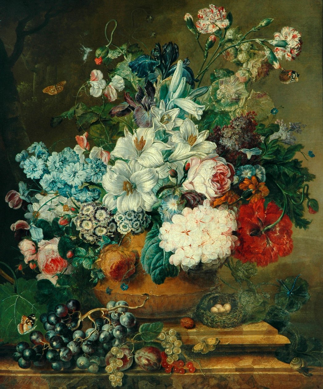 Bloemstuk door Johannes Lindhorst
