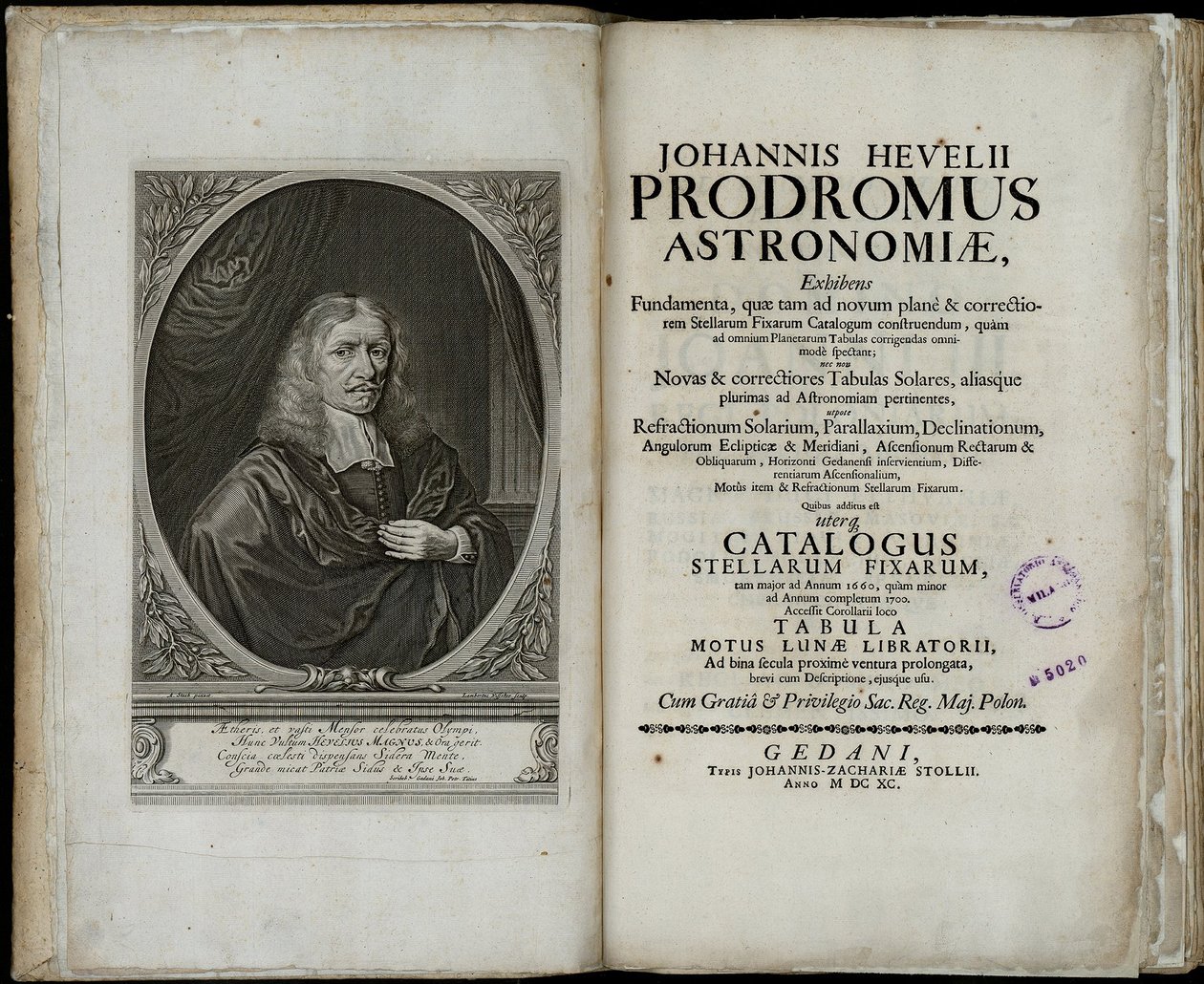 Johannes Hevelius, Prodromus astronomiae, 1690 door Johannes Hevelius
