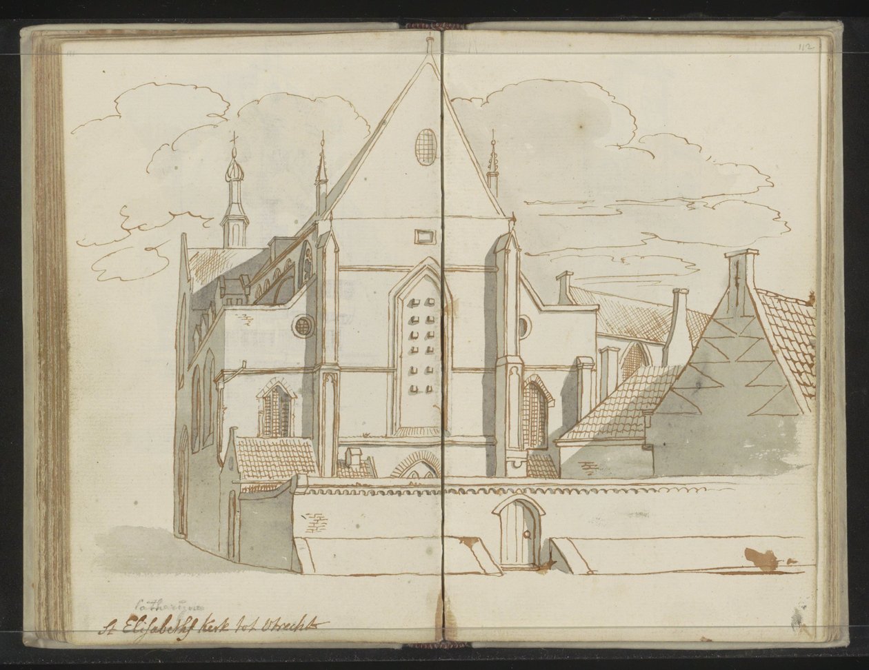Catharijnekerk te Utrecht door Johannes Huibert Prins