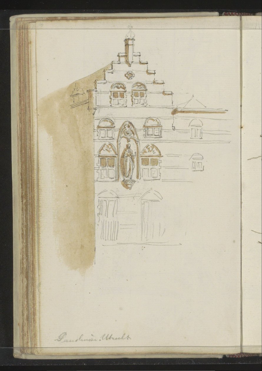 Paushuis te Utrecht door Johannes Huibert Prins