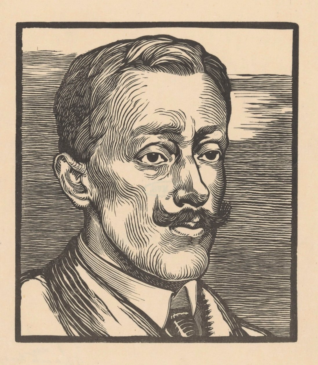 Portret van François Gérard Waller door Johannes Josephus Aarts