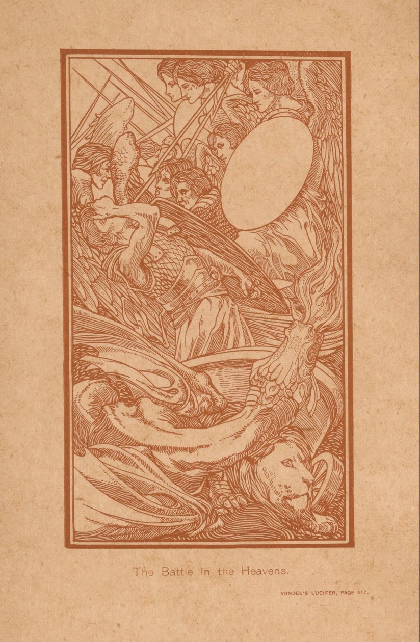 Strijd in de hemel door Johannes Josephus Aarts