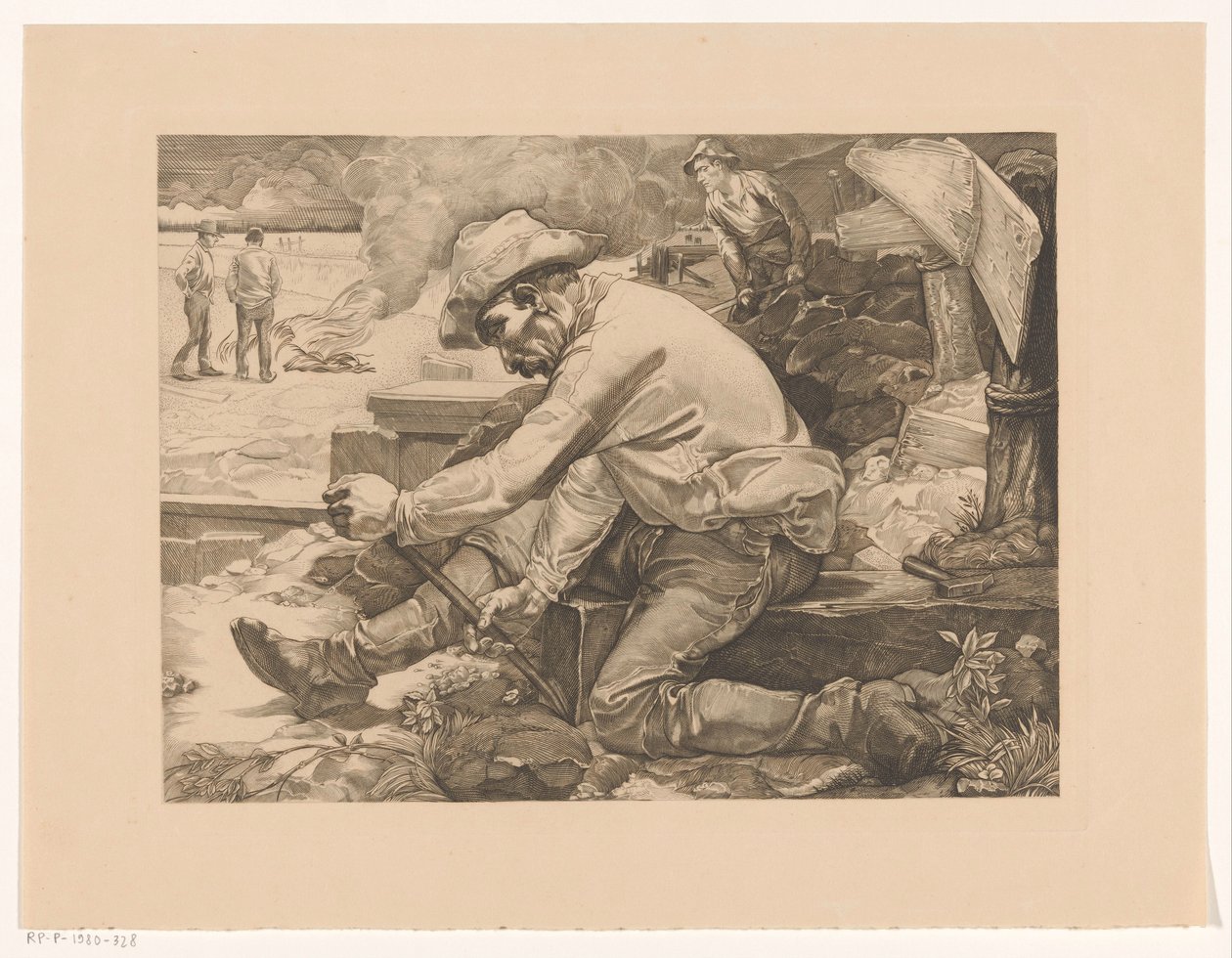 Wrikkende arbeider door Johannes Josephus Aarts