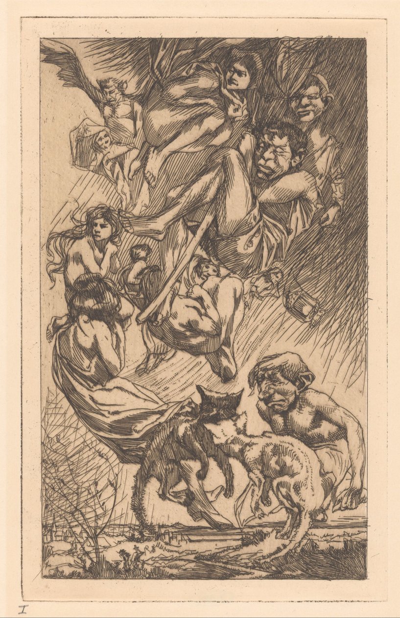 Zwevende mensen, fantasiewezens en katten door Johannes Josephus Aarts
