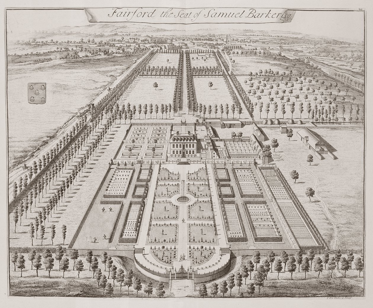 Fairford House, de Zetel van Samuel Barker, uit 