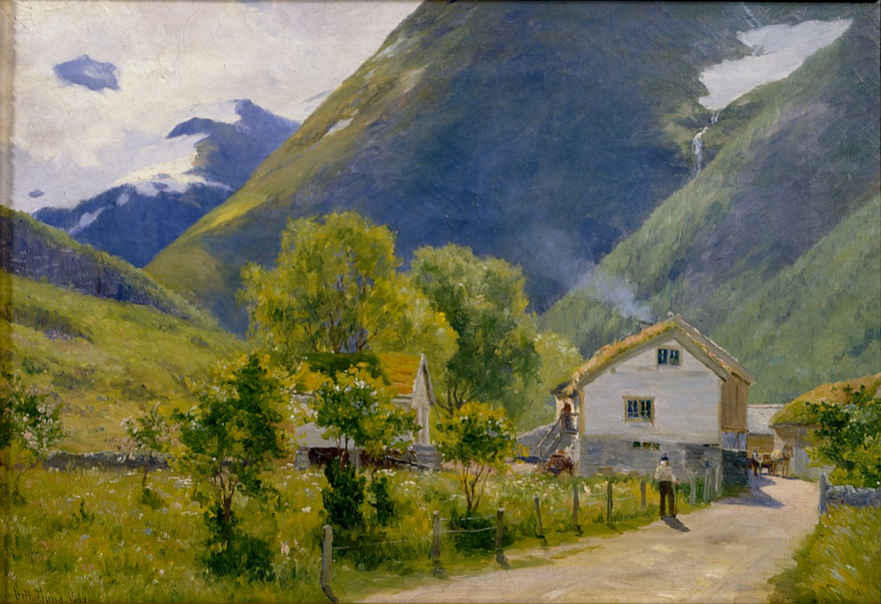Oie, Nordangsdal door Johannes Martin Grimelund