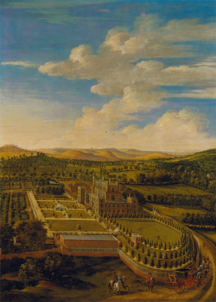 Wollaton Hall en Park, Nottinghamshire door Johannes Siberechts