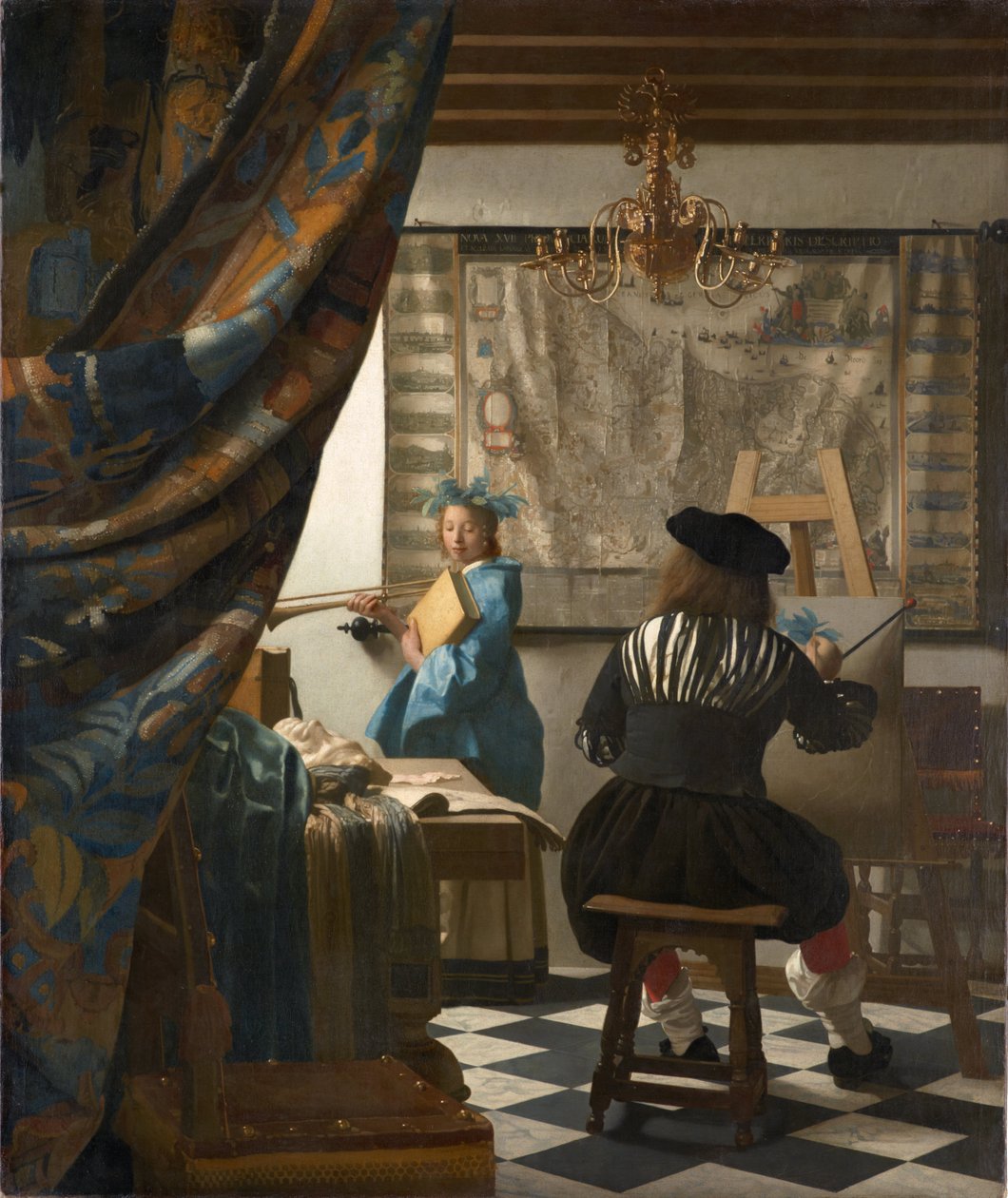 De schilderkunst door Johannes Vermeer