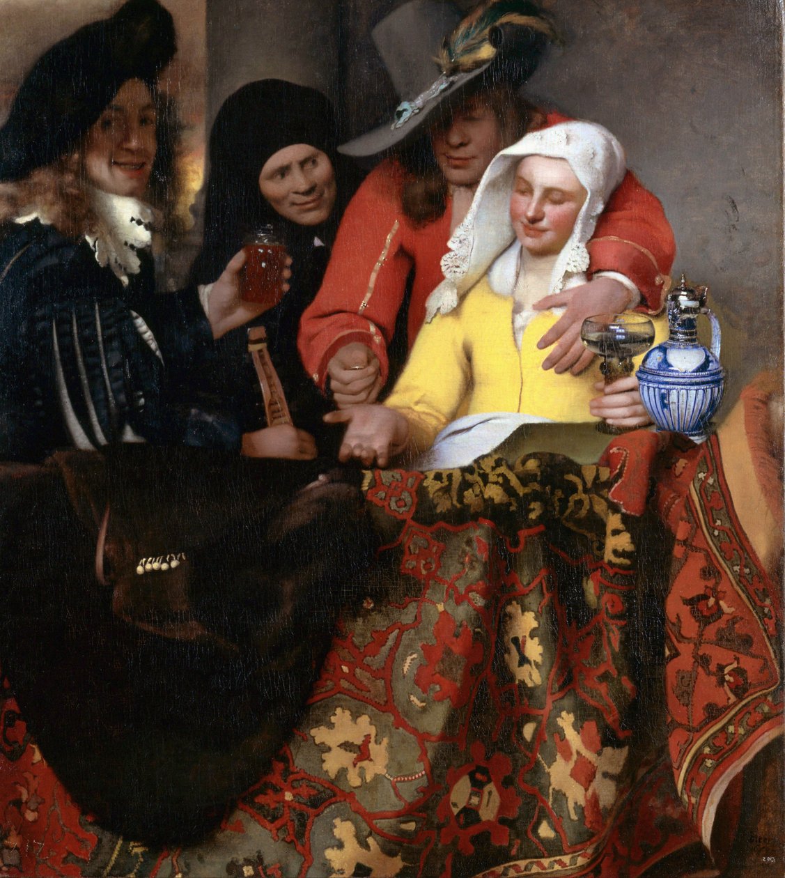 Die Kupplerin door Johannes Vermeer