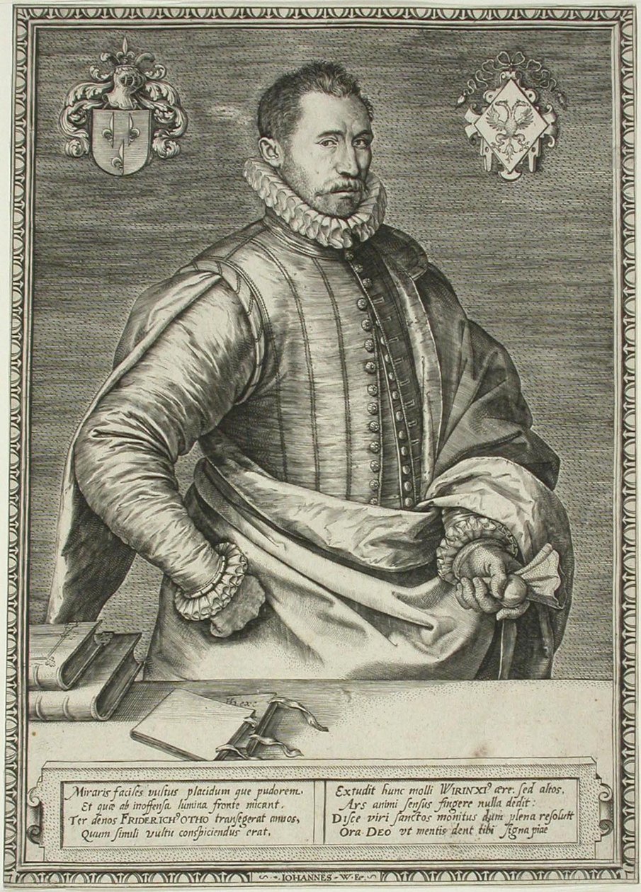 Frederik Otho door Johannes Wierix