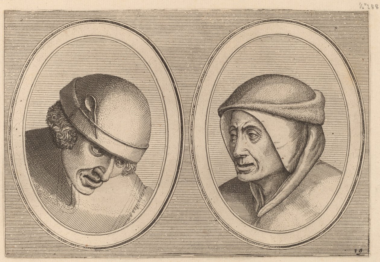 "Houte Klaes" en "Kommer-stoofs" door Johannes and Lucas van Doetechum after Pieter Bruegel the Elder