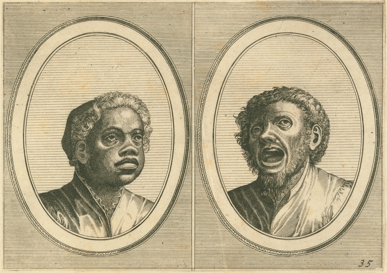 "t Moye Molletje" en "Melis Bocke-baert" door Johannes and Lucas van Doetechum after Pieter Bruegel the Elder