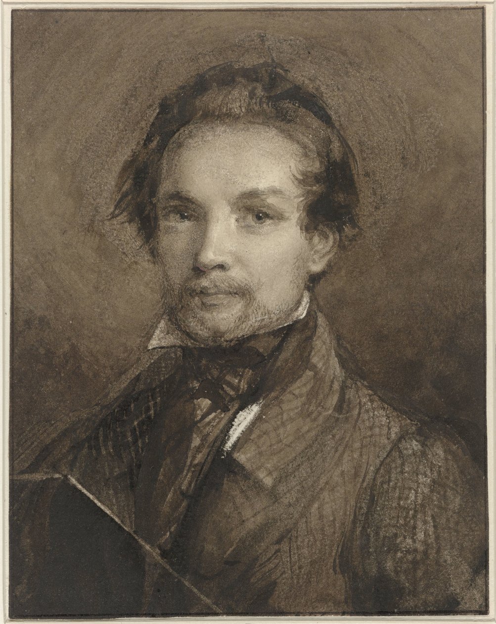 Zelfportret van Johannes de Mare door Johannes de Mare