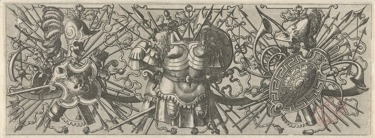 Twee borstkurassen door Johannes of Lucas van Doetechum