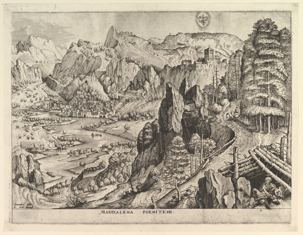 De boetvaardige Magdalena door Johannes van Doetecum I