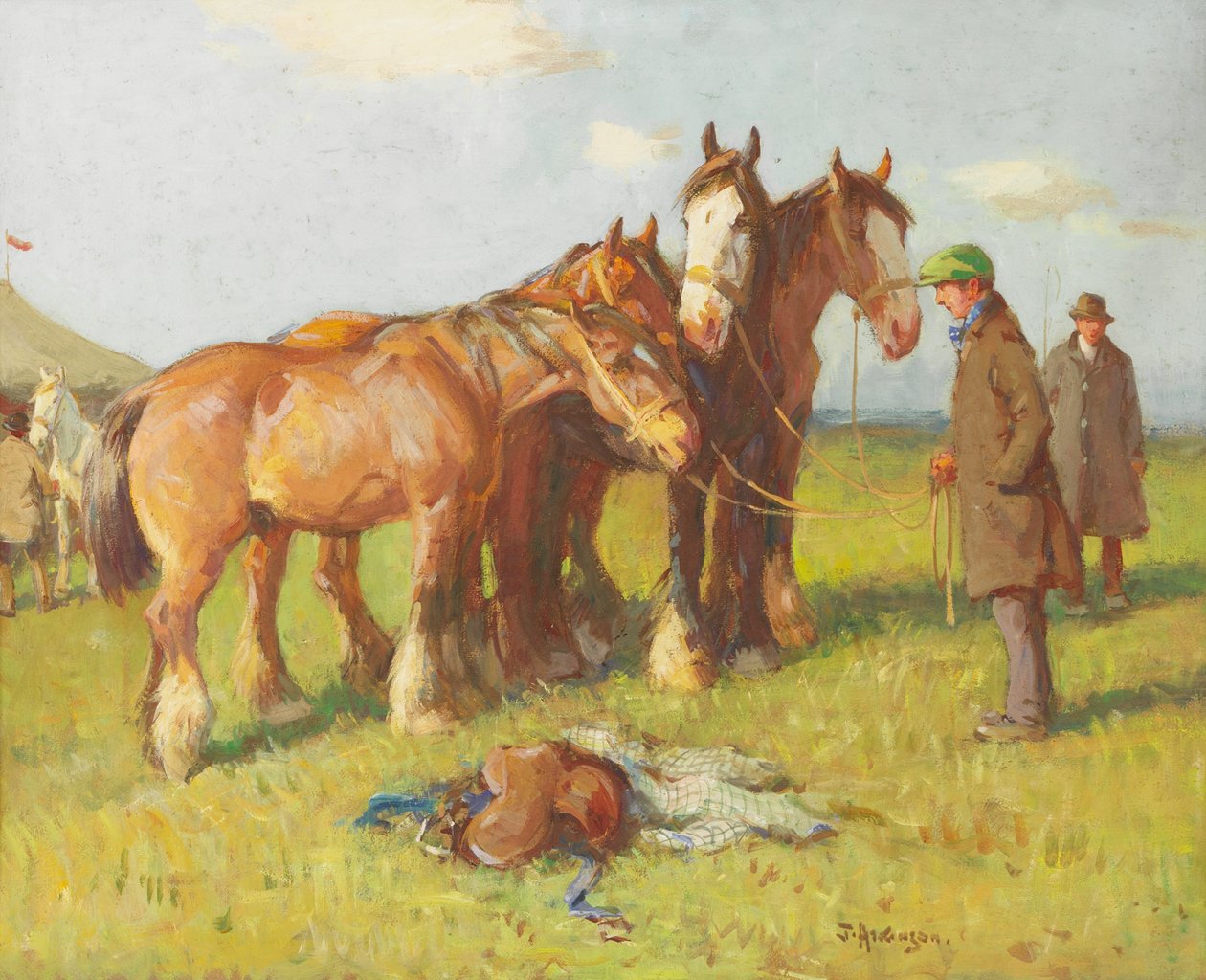 Cowhill Fair, ca. 1900-1919 door John Atkinson