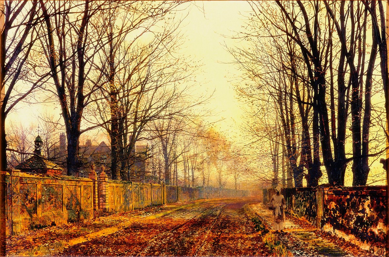 Onder de Broeken, 1892 door John Atkinson Grimshaw