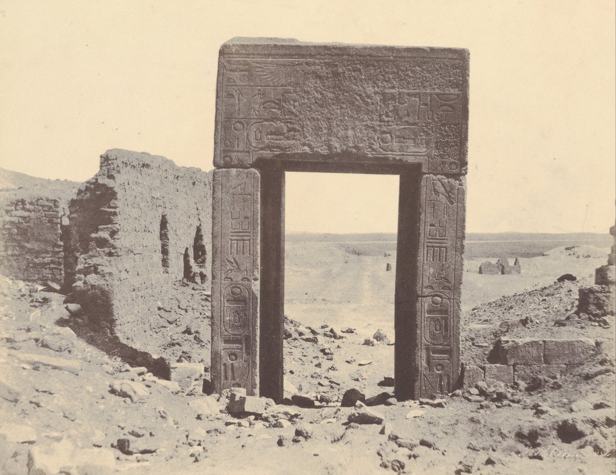 (El Assasif, Poort van Roze Graniet, Nr. 2) door John Beasly Greene