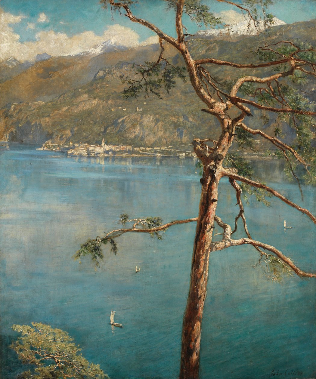 Lente in Cadenabbia door John Collier