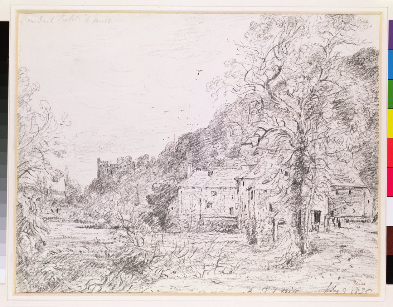 Arundel Molen en Kasteel, 1835 door John Constable