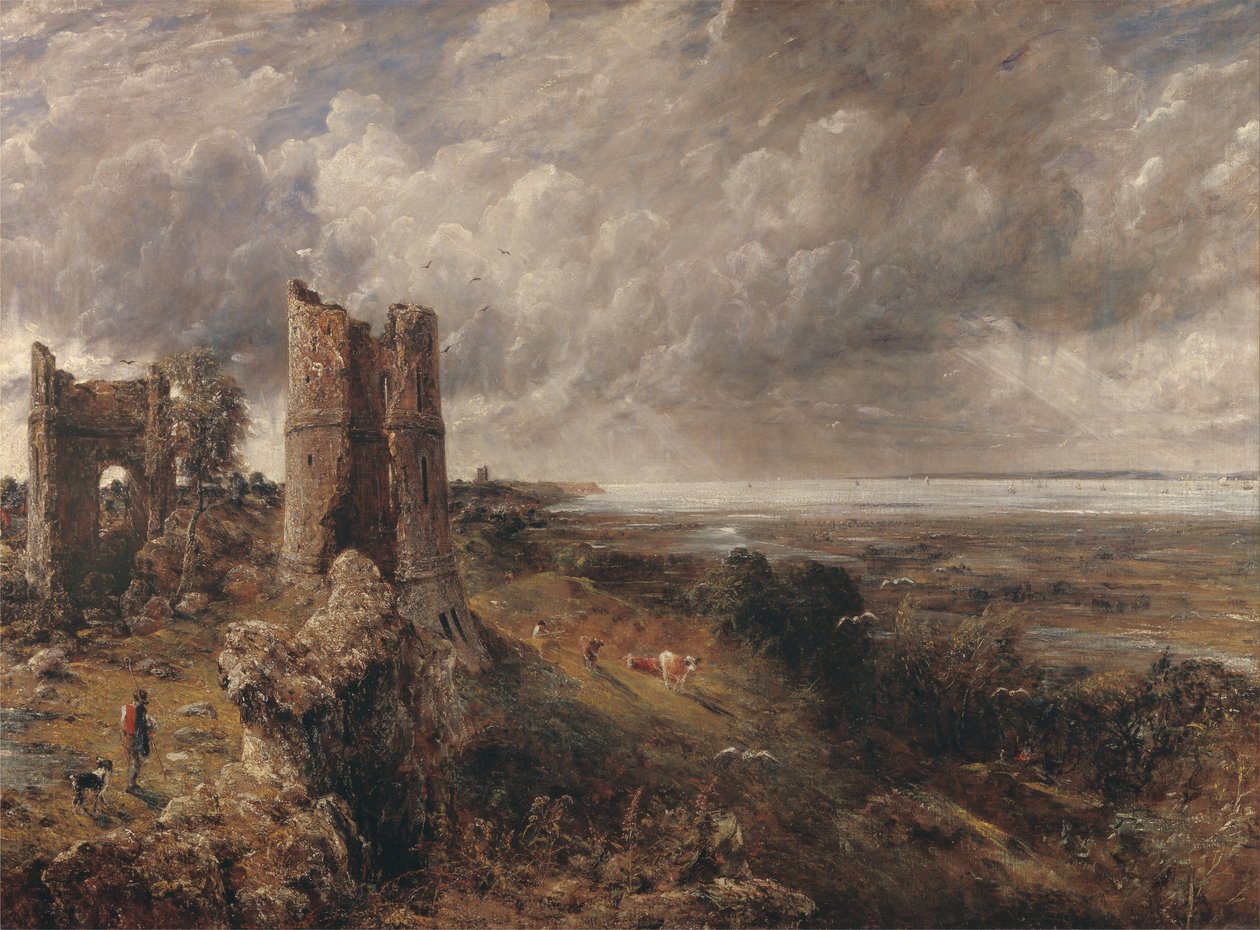 Hadleigh Kasteel, De Monding van de Theems--Ochtend na een Stormachtige Nacht door John Constable
