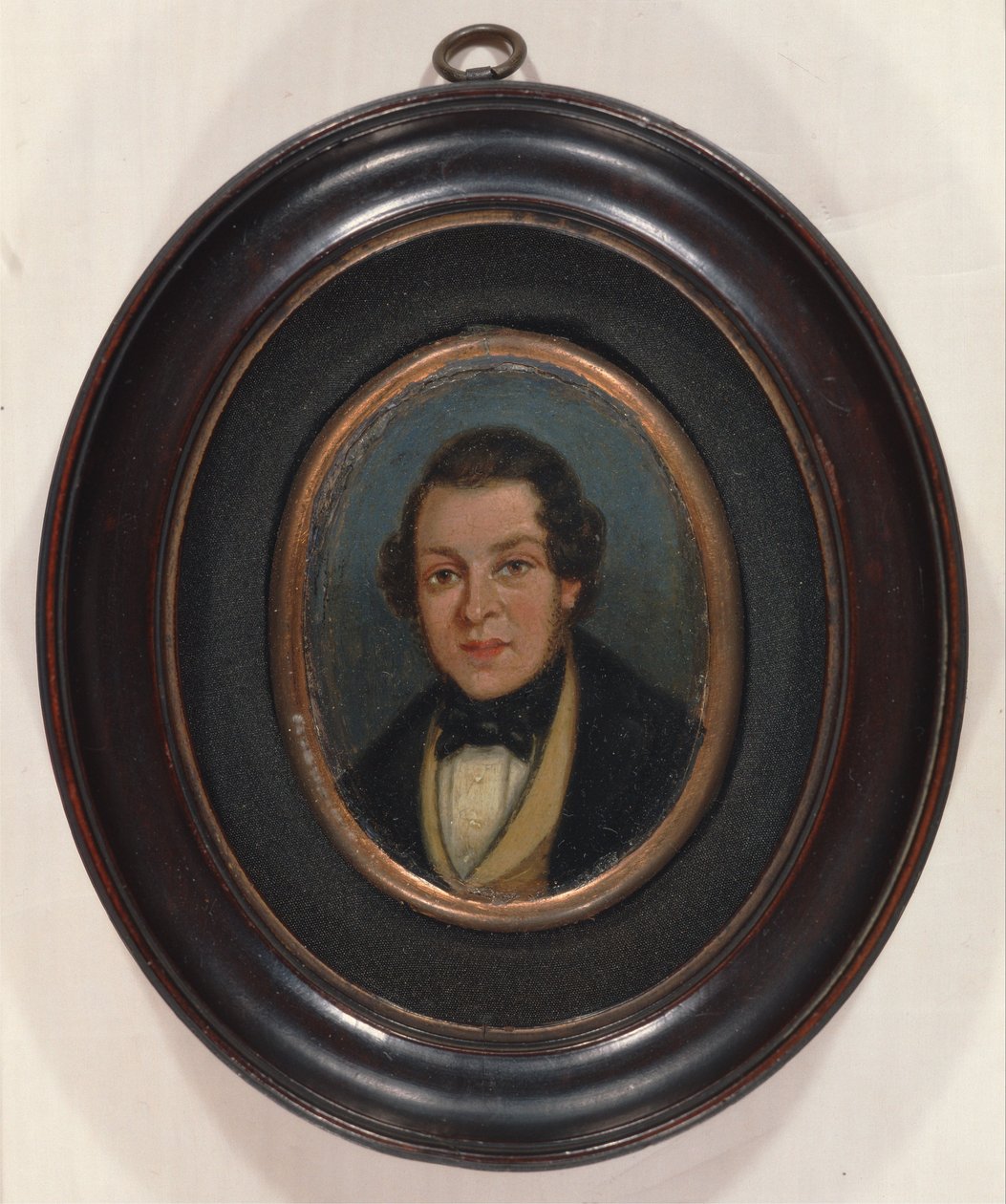Miniatuur: Portret van Abram Constable, broer van de kunstenaar door John Constable