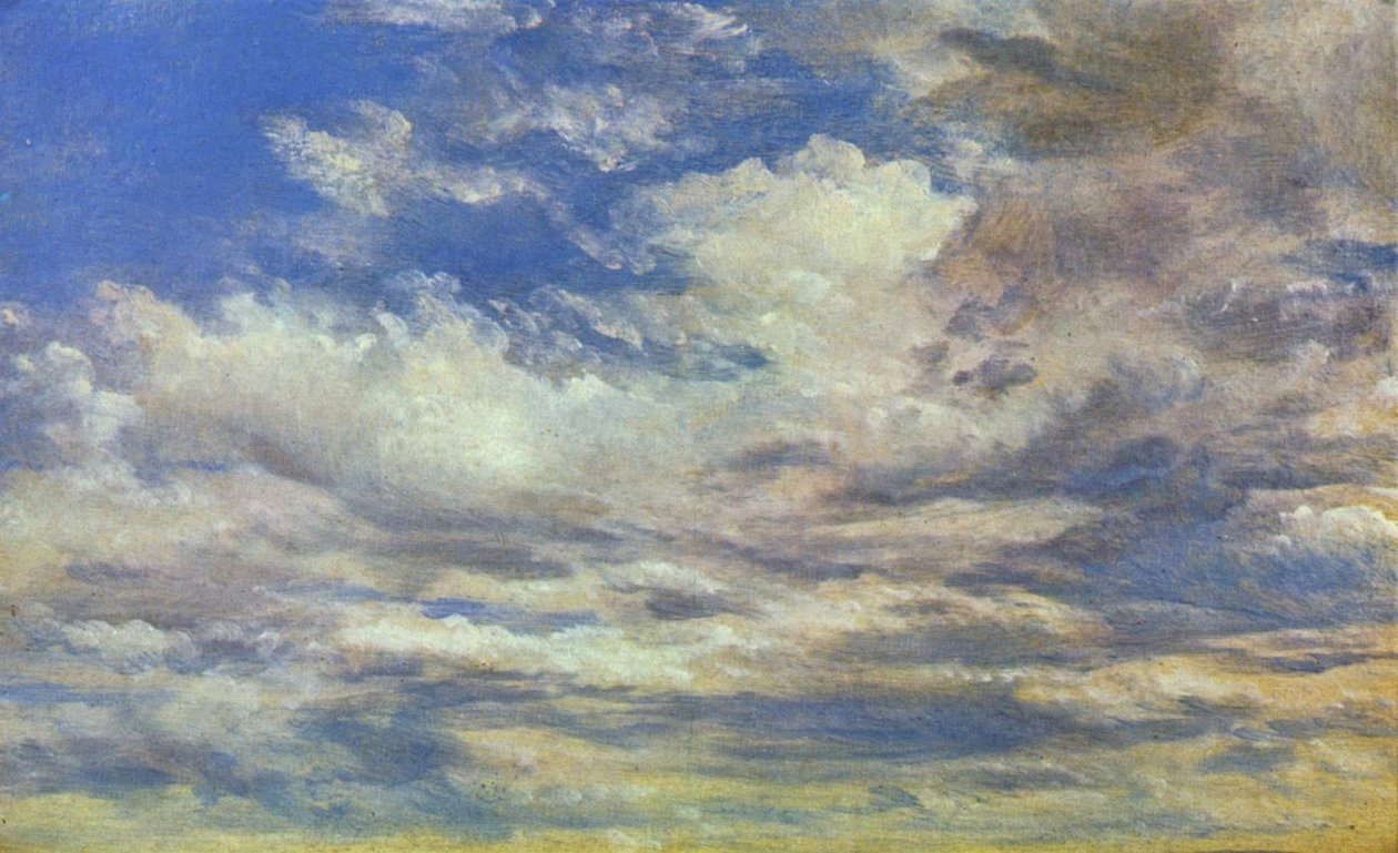 Wolkstudie door John Constable