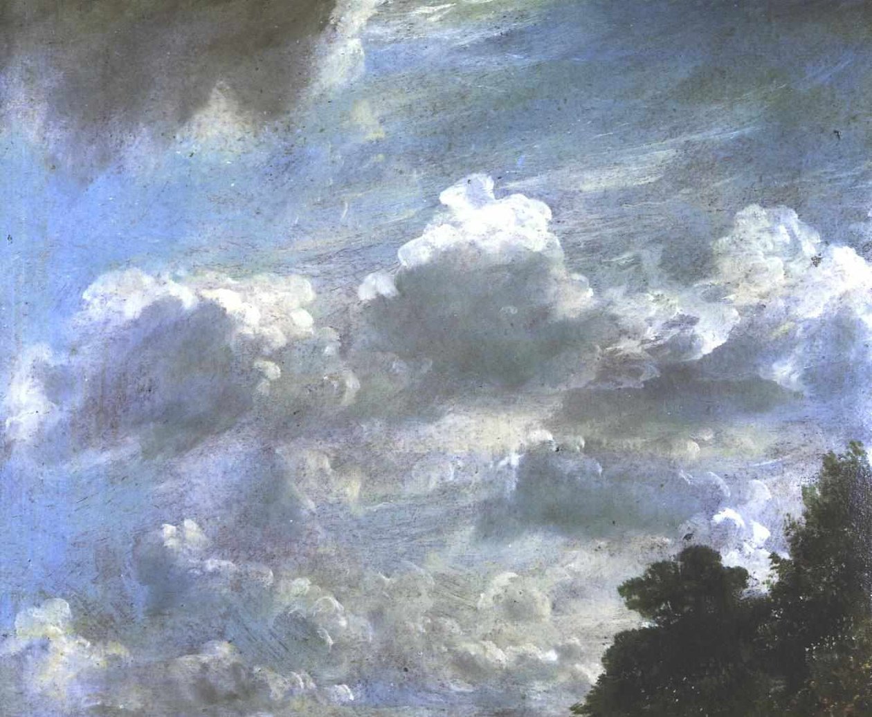 Wolkenstudies door John Constable